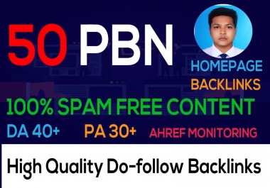 I Can Build 50 Backlink,  web 2.0,  and Dofollow with high DA/PA in your webpage with a unique website