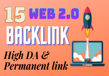 I will do 15 handmade web 2.0 backlinks