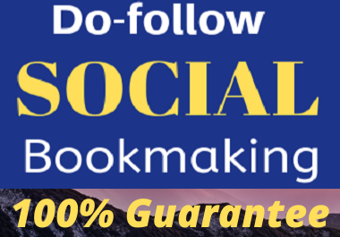 I will make 50 dofollow social bookmarking backlinks