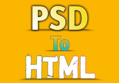 I Will Convert PSD To Html5 Css3 And Responsive with Bootstrap4