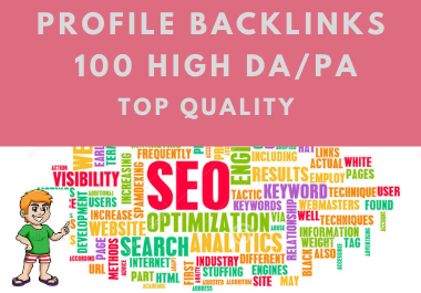 I will do 100 high quality social media SEO profile backlinks