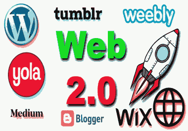 I Will Build 20 Contextual Web2.0 High Quality SEO Dofollow Manual Backlinks
