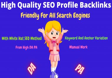 I Will Manually Create 30 Profile Backlinks Creation DA90 Live And Permanent Profile Backlinks