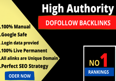 20 Manual White Hat high DA SEO Backlinks for pushing your website rankings