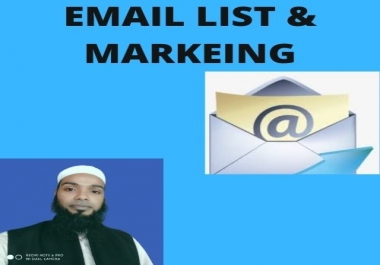 I will give you niche targeted valid and active email list