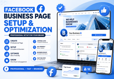 I will Build,  Setup,  optimize your business presence online