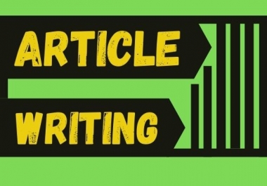 I will write 1200+ words article for you and your brand.
