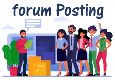 provide 100 forum Posting backlinks