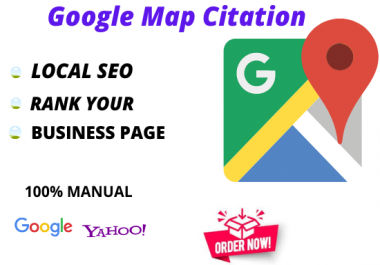 Build 300 Google Map Citations For Local SEO