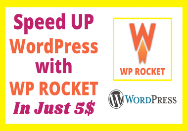 I will speed up WordPress with WP Rocket within 1 hour