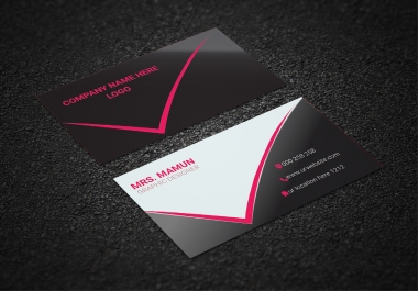 I will create creative business card design