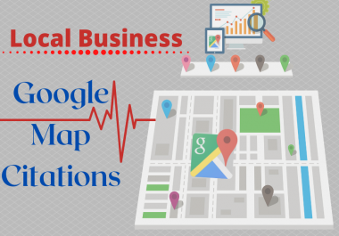 I will do Unique Google map citations manually for google search engine