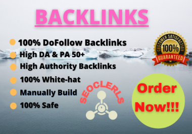 I will build high quality SEO Dofollow backlinks for google top ranking