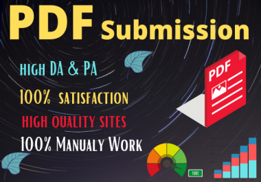 I Will create 20 Pdf Submission On High DA Site Permanent post help ranking on google No 1