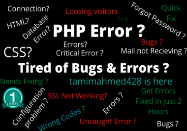 I Will Fix Wordpress PHP, DATABASE, Critical and any errors