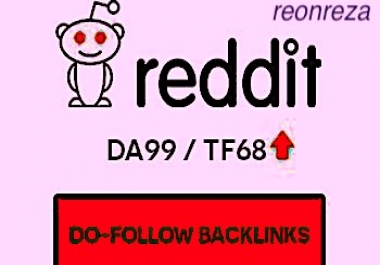 1 98DA+ REDDIT NICHE BACKLINK Best For Rankings seo
