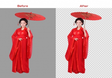 I will do professional background removal,  image resize and color change