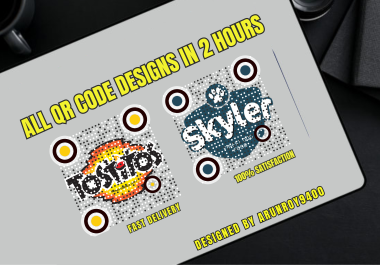 I will create Professional custom QR code design within 2 hours