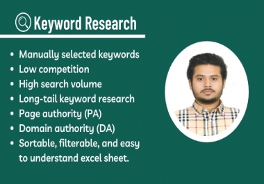 I will do in-depth keyword research to boost your site rank.