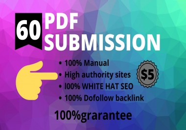 I will do pdf submission to best ranking.