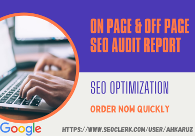 I will do audit your website and provide detailed SEO report with competitor analysis.