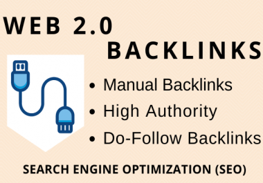 I will build 30 high authority web 2.0 backlinks