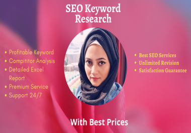 I will do profitable SEO keyword research and competitor analysis for you