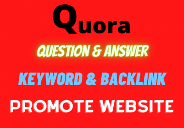 Rank your site with 50+ unique Quora answer