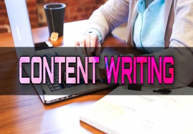 I will provide you Unique 500+ words content writing within 48 hours.