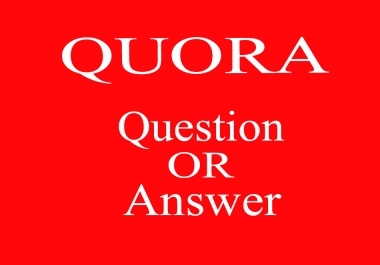 I will provide 25+ quora answer for your website