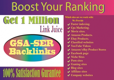 I will build tier 2 or tier 3 backlinks using search engine ranker