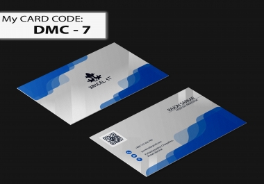 I will Design Mordern Minimalist Business card for you in 1 day