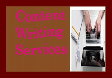 I will be SEO content writer for your niche