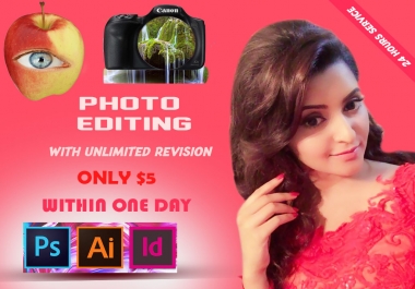 I will do image retouch and Background remove