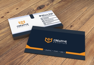 I'll design 1 modern minimalist business card for you
