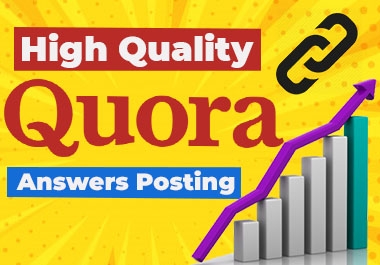 I will Provide 15 Quora answers with clickable Backlink