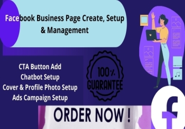 I will Create & Setup Facebook business page