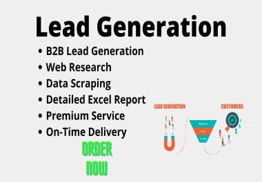 I will provide you B2B lead generation for your business