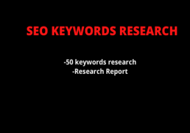 I will do SEO keyword research for google top ranking