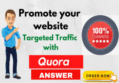 Guaranteed Targeted Traffic with 15 HQ Quora Answers