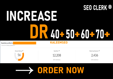 Increase ahrefs DR domain rating to 40+ No Redirects Using High Quality Links