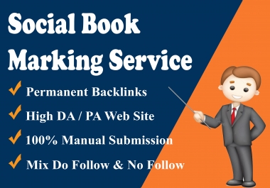 I will do 50 bookmaring in high da pa sites manually