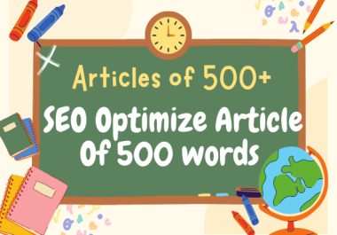 I will be your SEO content writer with skill of content writing