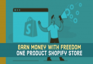 I will build one product shopify website, automated shopify dropshipping website