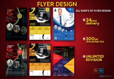 I will design the perfect flyer or brochure for your business