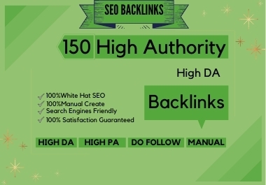 I will do 150 profile backlinks for your website on a high DA site.