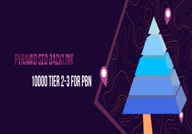 Pyramid SEO Backlink,  10000 Tier 2-3 for PBN