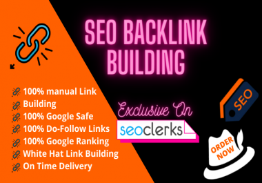 I will do high quality 50 Do-follow SEO backlinks building
