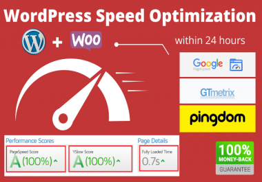 I will optimize wordpress website speed above 90 on gtmetrix,  google pagespeed