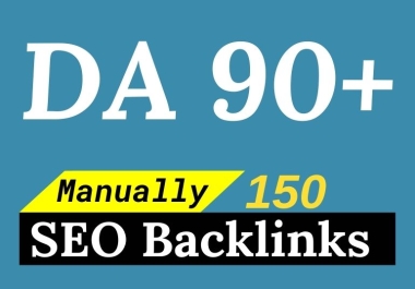 White hat 150 High Authority SEO Profile Backlinks manually from high da websites
